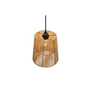 Suspension HOLM E27 - noir/marron