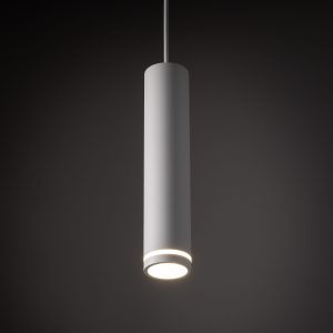 Suspension JET BLACK GU10 - blanc