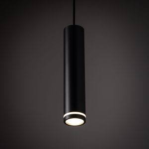 Suspension JET BLACK GU10 - noir