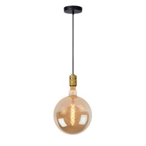 Suspension JOVA E27 - noir/doré