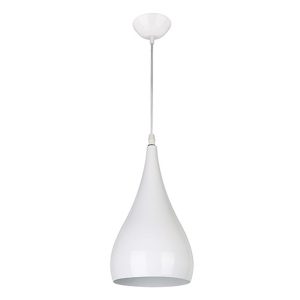Suspension JUSTA WHITE E27 - blanc