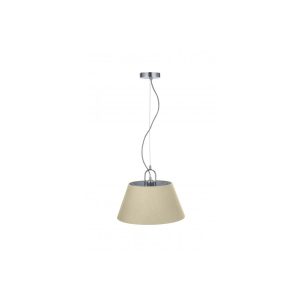 Suspension KASEL E27 - chromé/crème