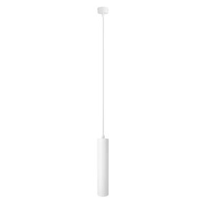 Suspension longue cylindrique blanche OHN-ZB GU10