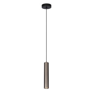 Suspension LOPUS GU10 - noir sablé/marron