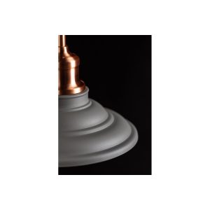 Suspension LORET M E27 - gris/cuivre