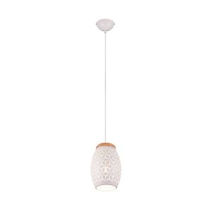 Suspension luminaire BIDAR E27 DIM - blanc