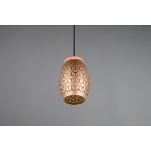 Suspension lumineuse BIDAR E27 DIM - couleur bronze