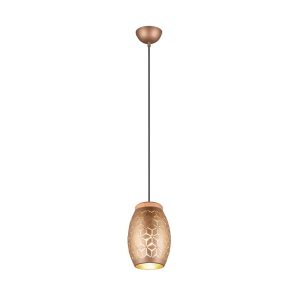 Suspension lumineuse BIDAR E27 DIM - couleur bronze