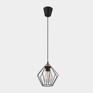 Suspension lumineuse GALAXY DM16 E27 - noir/cuivre