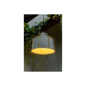 Suspension lumineuse GOA E27 - noir/gris