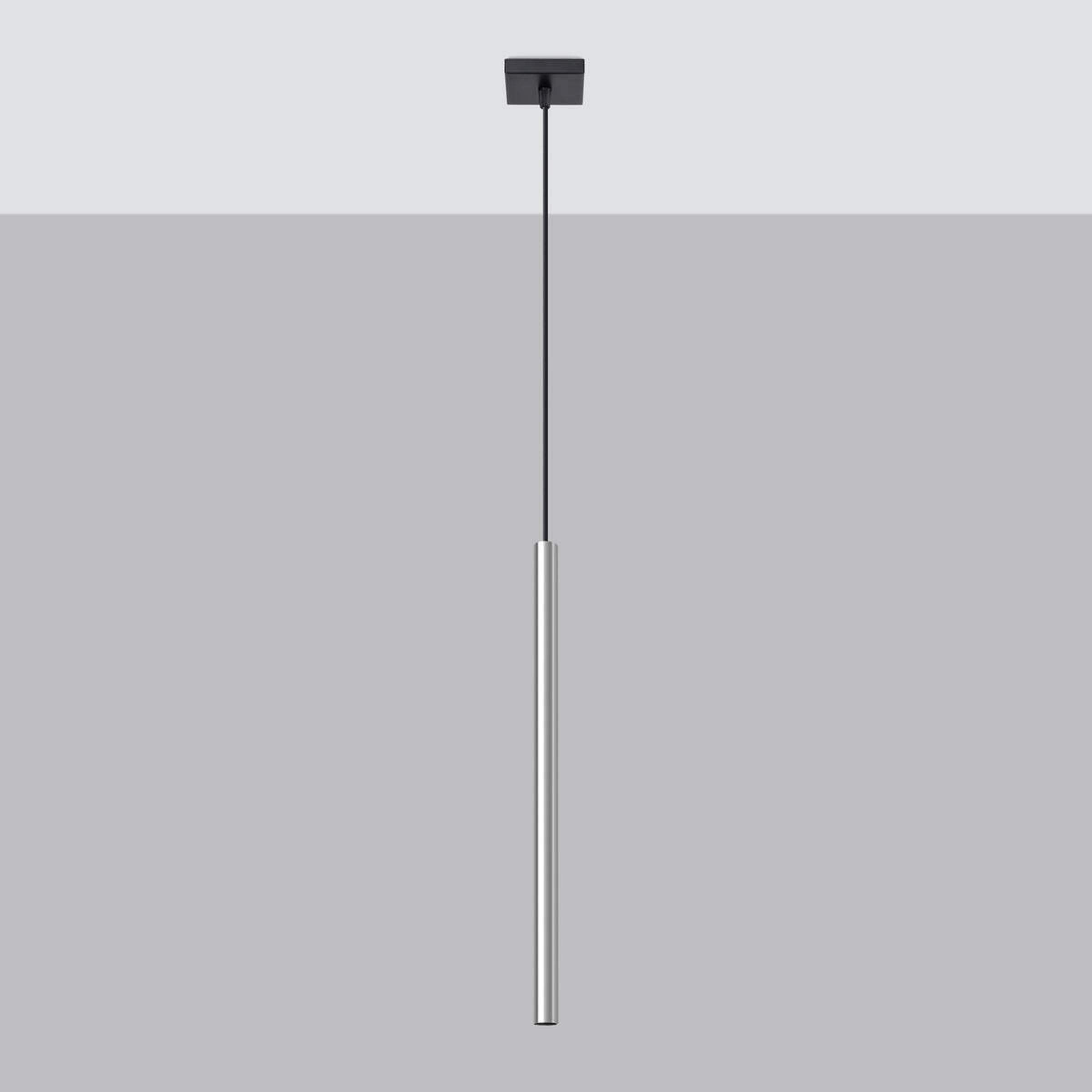 Suspension lumineuse PASTELO 1 G9 - noir/chrome