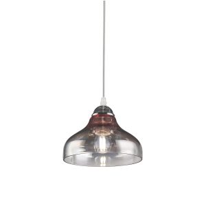 Suspension MARITE E27 - verre fumé