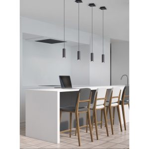 Suspension MARLEY GU10 - noir mat