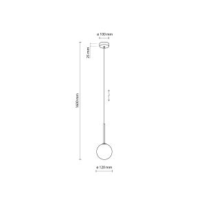 Suspension MARTIN G9 - noir/blanc
