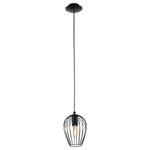Suspension NEWTOWN Ø16 E27 - noir