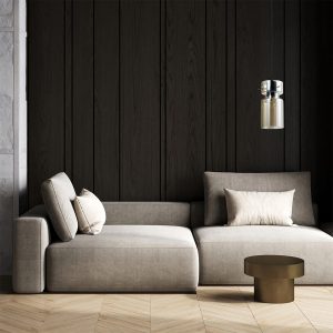 Suspension NIVIO E27 - noir/fumé