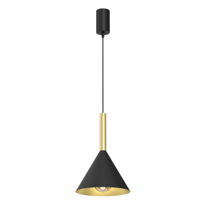Suspension PERU Ø21cm E27 - noir/doré