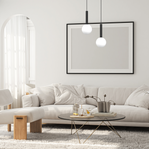 Suspension PLAY G9 - noir/blanc
