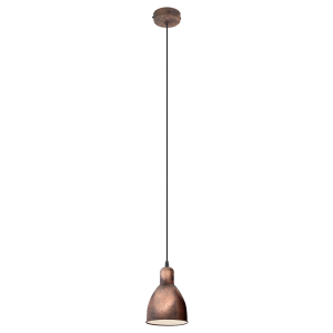 Suspension PRIDDY 1 Ø15,5 E27 - cuivre