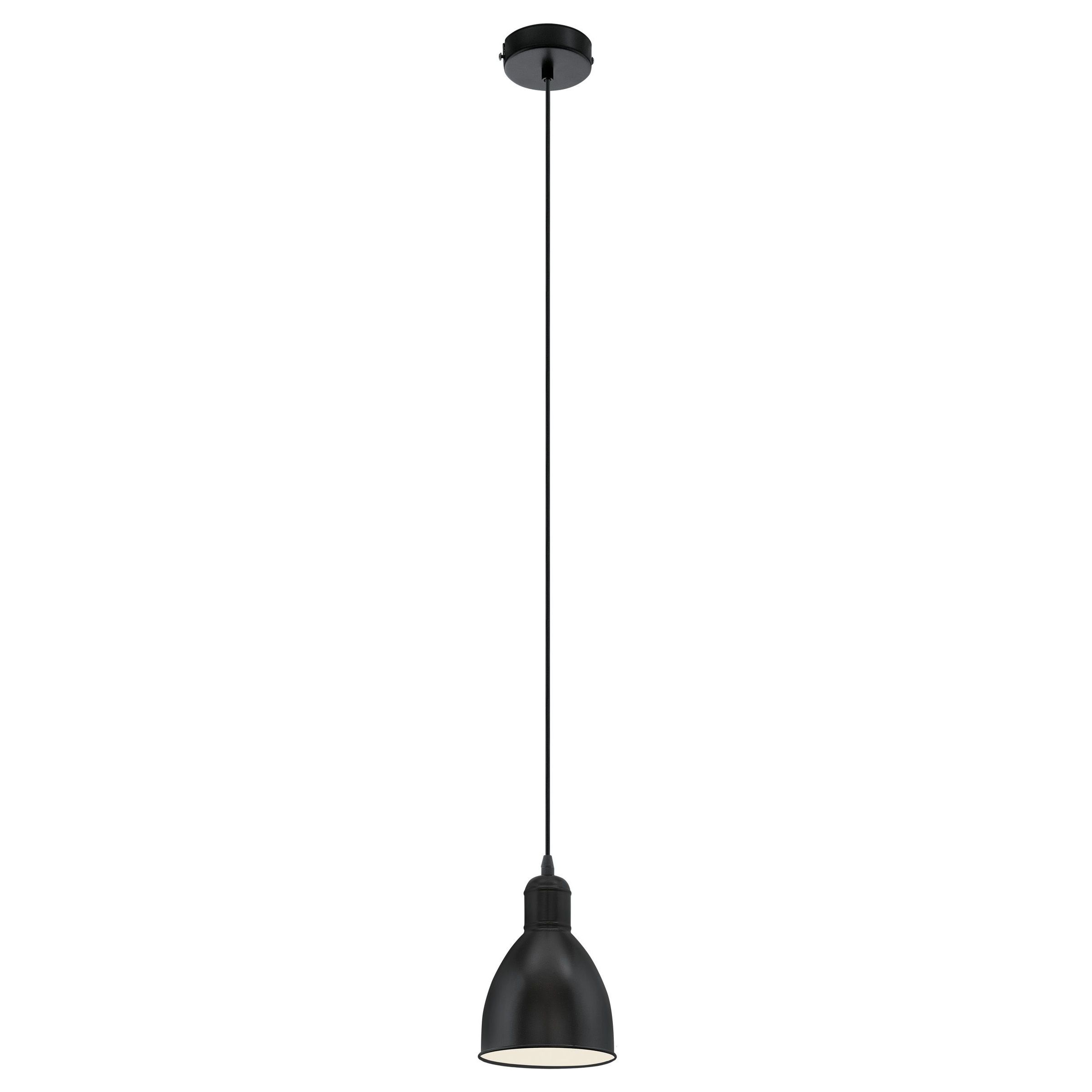 Suspension PRIDDY E27 - noir/blanc