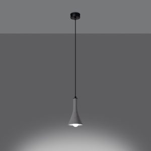 Suspension REA E14 - gris/noir