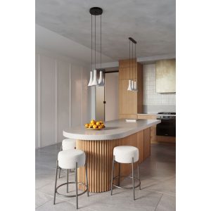 Suspension REA E14 - gris/noir