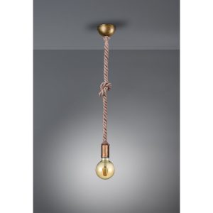 Suspension ROPE E27 - finition patine