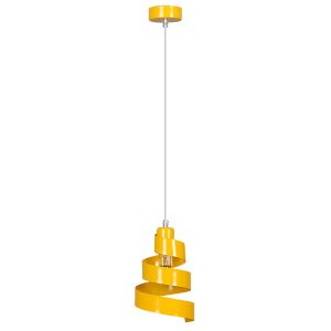 Suspension SAGA 1 JAUNE 1xE27 - jaune