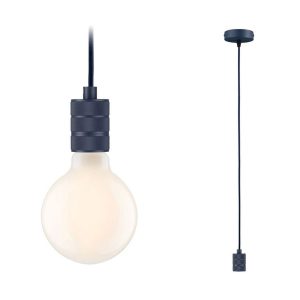 Suspension sans abat-jour Neordic TILLA E27 - bleu foncé