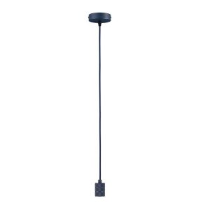 Suspension sans abat-jour Neordic TILLA E27 - bleu foncé