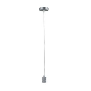 Suspension sans abat-jour Neordic TILLA E27 - gris aluminium