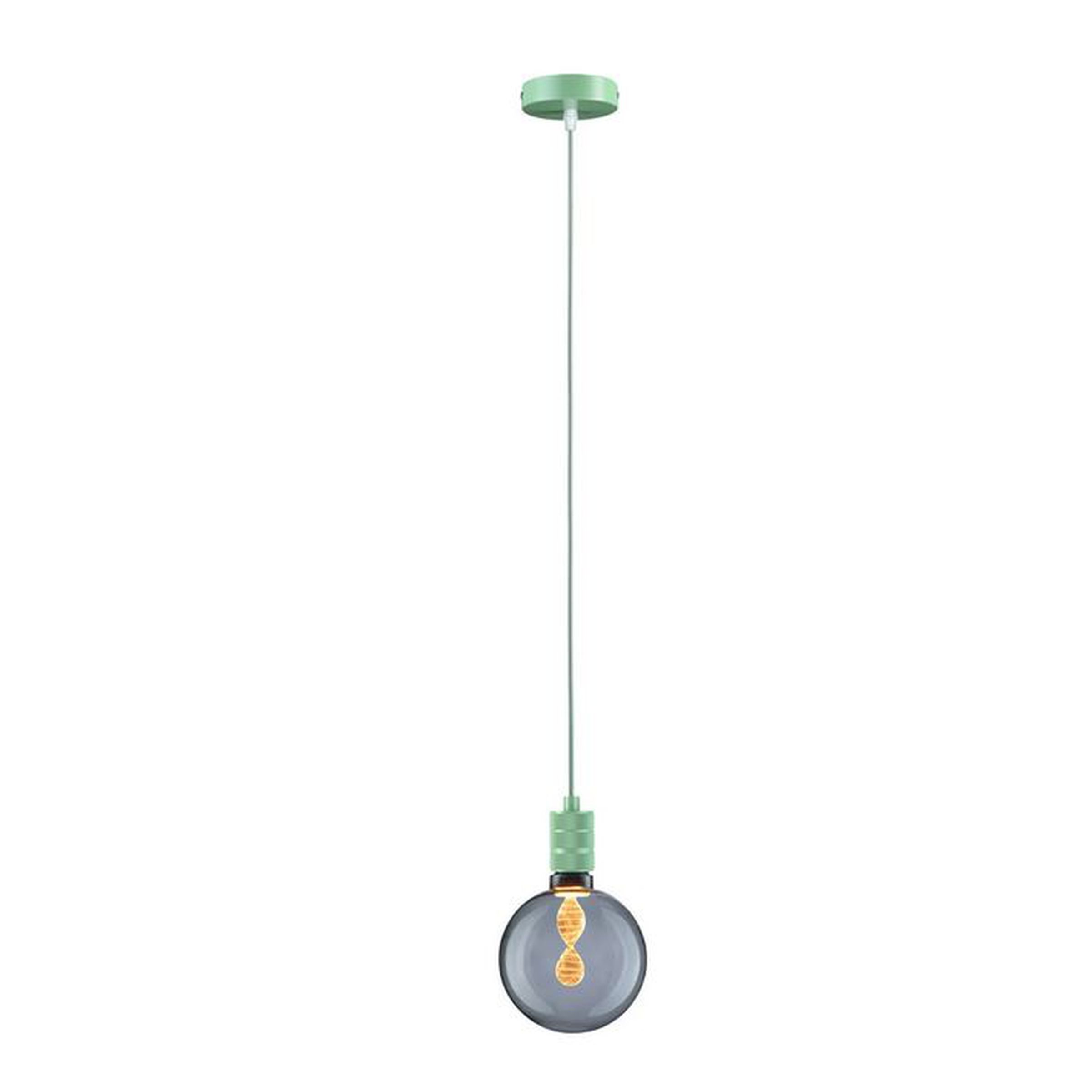 Suspension sans abat-jour Neordic TILLA E27 - vert clair