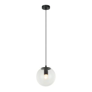 Suspension SARPO E27 - noir/transparent
