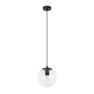 Suspension SARPO E27 - noir/transparent