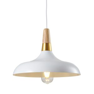Suspension SKANDI E27 - blanche