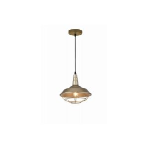 Suspension SOLEN E27 - noir/doré