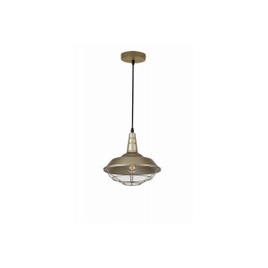 Suspension SOLEN E27 - noir/doré