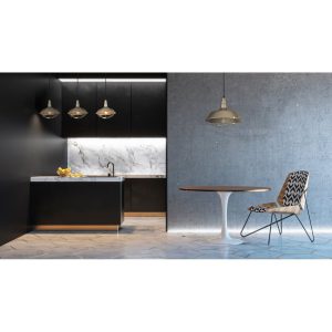 Suspension SOLEN2 E27 - noir/or
