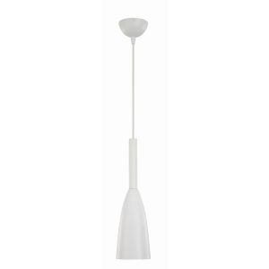 Suspension SOLIN E27 blanche