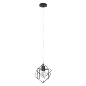 Suspension STRAITON E27 - noir