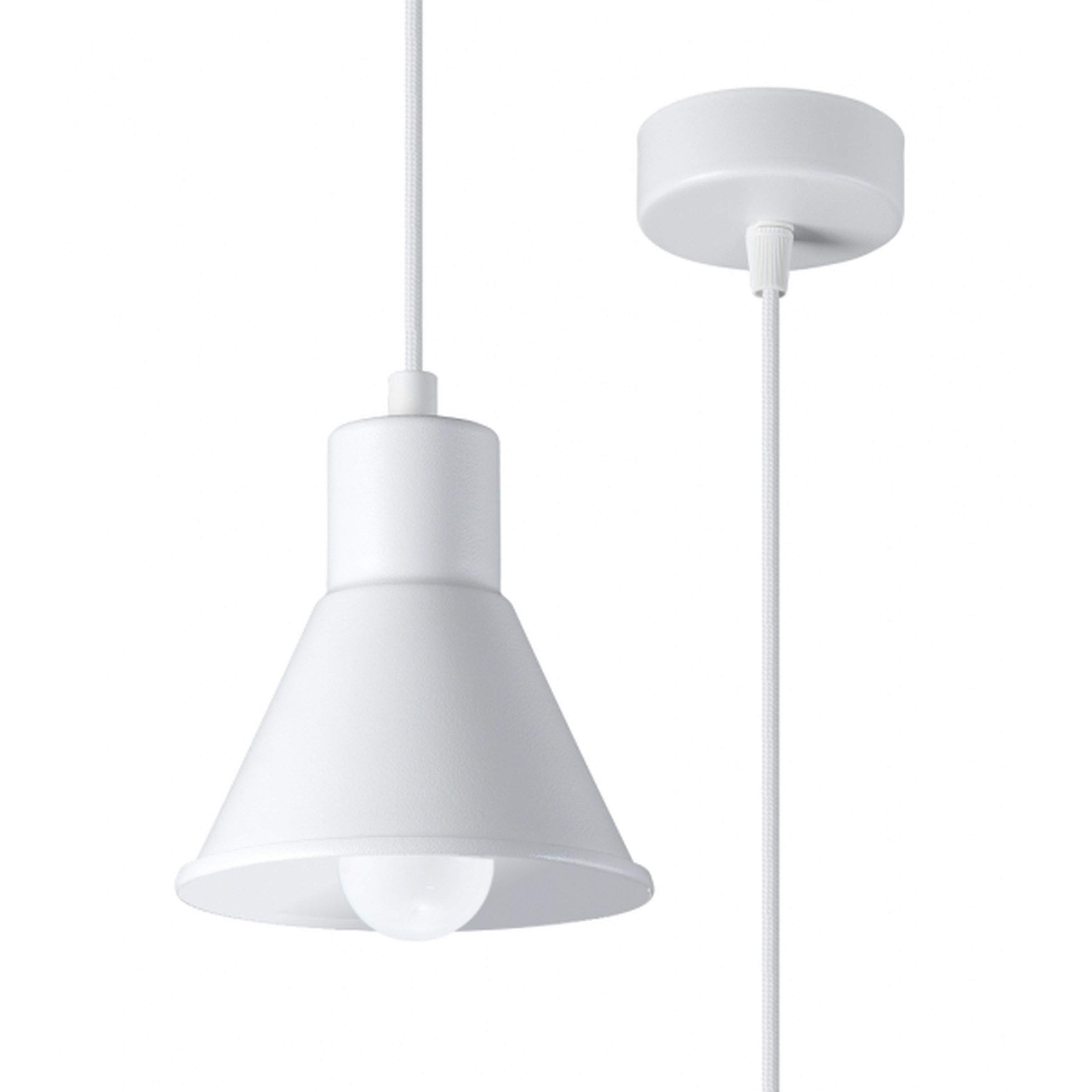Suspension TALEJA E27 - blanc