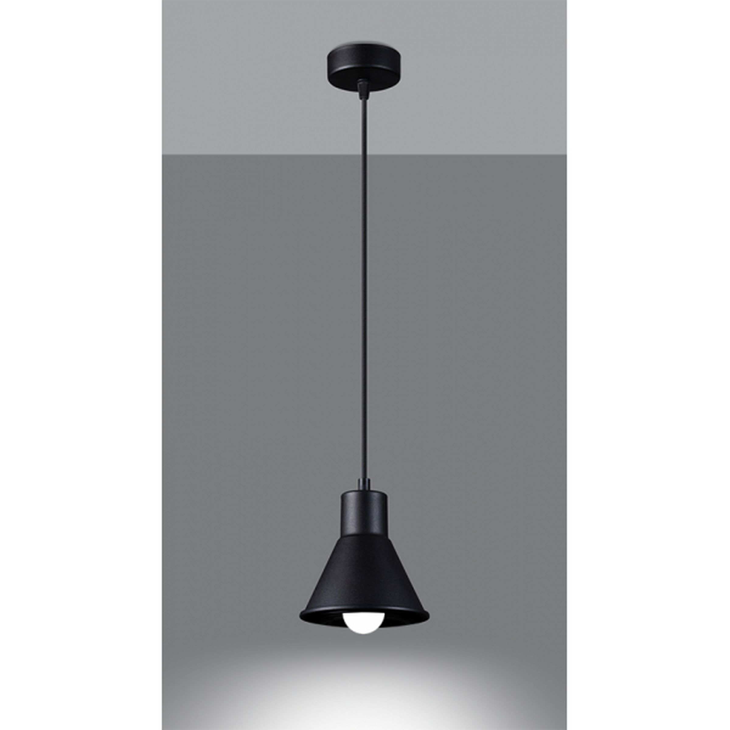 Suspension TALEJA E27 - noir