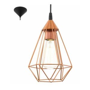 Suspension TARBES E27 Ø17 - cuivre