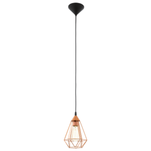 Suspension TARBES E27 Ø17 - cuivre