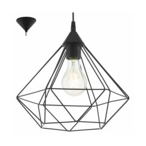 Suspension TARBES E27 Ø32 - noir