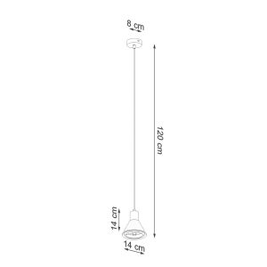 Suspension TAZILA GU10 ES111 - blanc