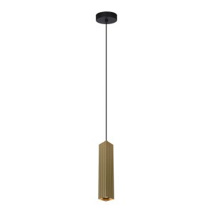 Suspension TECNO GU10 - noir/doré