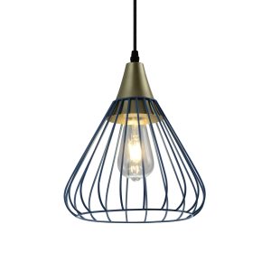 Suspension TESS E27 - bleu