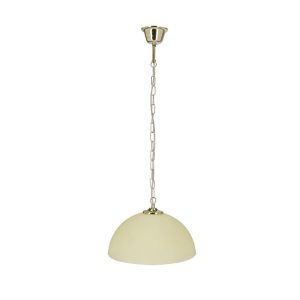 Suspension TREZZA E27 - laiton/écru