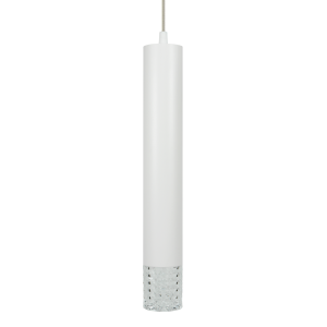 Suspension TUBI GU10 - blanc/transparent